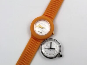 Orologio Hip Hop Silicone Arancione 32mm +Cassa Brill REGALO Water Resistant - Imagen 1 de 4