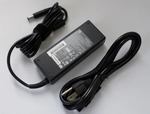 Genuine 90W AC Adapter For HP Elitebook 8560w 8560p 8470p 8470w 8570p Power Cord - Picture 1 of 3