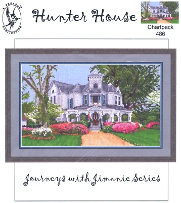 Pegasus Publication HUNTER HOUSE Cross Stitch Chart Only OOP RARE mansion - Image 1 of 4