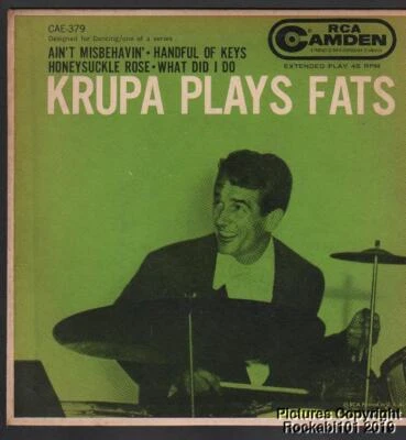 1956 Gene Krupa and His Orchestra Jazz EP (Krupa Plays Fats) - Image 1 of 2