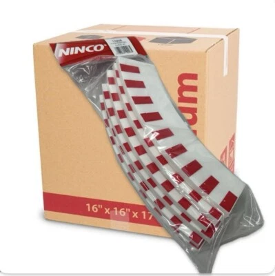 Estuche Ninco #10206 EXTERIOR Borde Blanco/Rojo 45 Arco Curva 48 Paquetes de 6 - NUEVO Foto 1 de 4