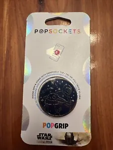 Popsockets PopGrip- STAR WARS ENAMEL MANDALORIAN- Baby Yoda & The Protector- NEW - Picture 1 of 2