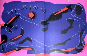 MARINO MARINI 1974 Plate Signed Lithograph - Galloping Horse - Picture 1 of 2