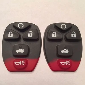 2 New Replacement 5 Button Keyless Entry Remote Pads OUC60270/OUC60221 15912860 - Picture 1 of 5