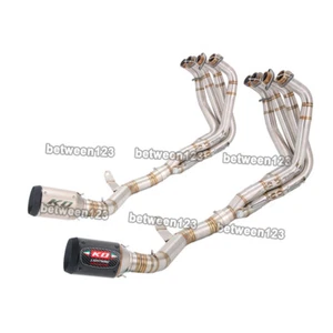 Silenciador de escape de fibra de carbono para motocicleta Kawasaki Z900 2017-2025 - Imagen 1 de 10
