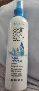 Avon Skin So Soft Aqua Express + Watermint Body Milk Spray 8.4 oz - Picture 1 of 2