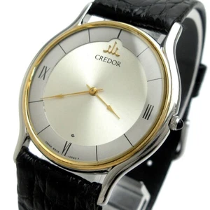 Combinación Seiko Credor Signo K18 para hombre 5A74-0020 GKJX010 funcionando - Imagen 1 de 8
