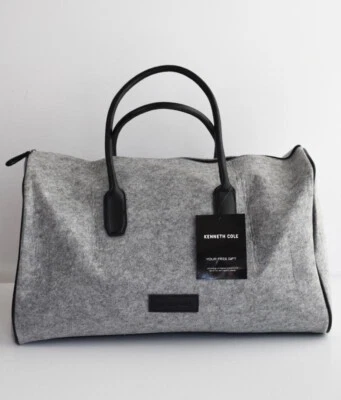 Kenneth Cole Bolso Fin de Semana, Deporte, Lona, Gimnasio, Bolsa de Viaje Dimensión 20" x 12 x 9" Foto 1 de 4