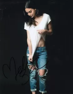 Foto firmada por Scream Melissa Barrera 10x8 AFTAL autenticada, prueba fotográfica ACOA G - Imagen 1 de 4