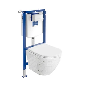Villeroy&Boch Vorwandelement Unterputz WC Wand Hänge WC Sofi Slim Paper Toilette - Bild 1 von 8