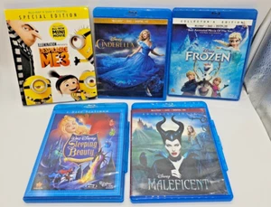 Disney Blu- Ray Dvd's Kids Movies Lot - 5 Movie Bundle - Picture 1 of 7