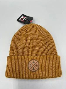 Avalanche Outdoor Supply Beanie. Gold Winter Hat/Cap. OSFM - Picture 1 of 3
