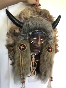 Native American Vintage Mask - Picture 1 of 5