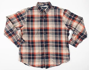 Club Room Shirt Jacket Adult XL Long Sleeve Button Down Flannel Mens Plaid - Picture 1 of 10