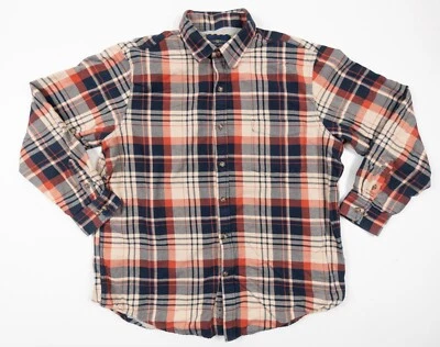 Club Room Shirt Jacket Adult XL Long Sleeve Button Down Flannel Mens Plaid - Image 1 of 4