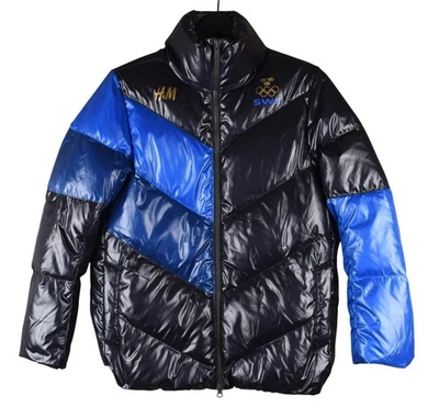 H&M Sweden Sverige Olympic Limited Edition Men Down Jacket Size S - Image 1 of 4