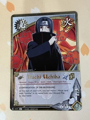 Naruto CCG, Itachi Uchiha, 1577, MP/LP, Rare - Image 1 of 2