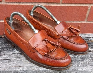 RUSSELL & BROMLEY CHESTER TAN BROWN WOMENS LEATHER LOAFERS SIZE UK4.5 EU37.5 - Picture 1 of 16