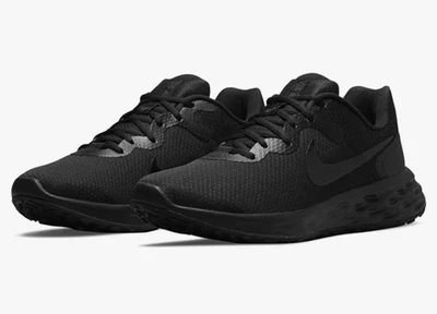 Nike Revolution 6 NN Black School Trainers Shoes Size UK 5.5 - Style DC3728 001  - Image 1 of 4