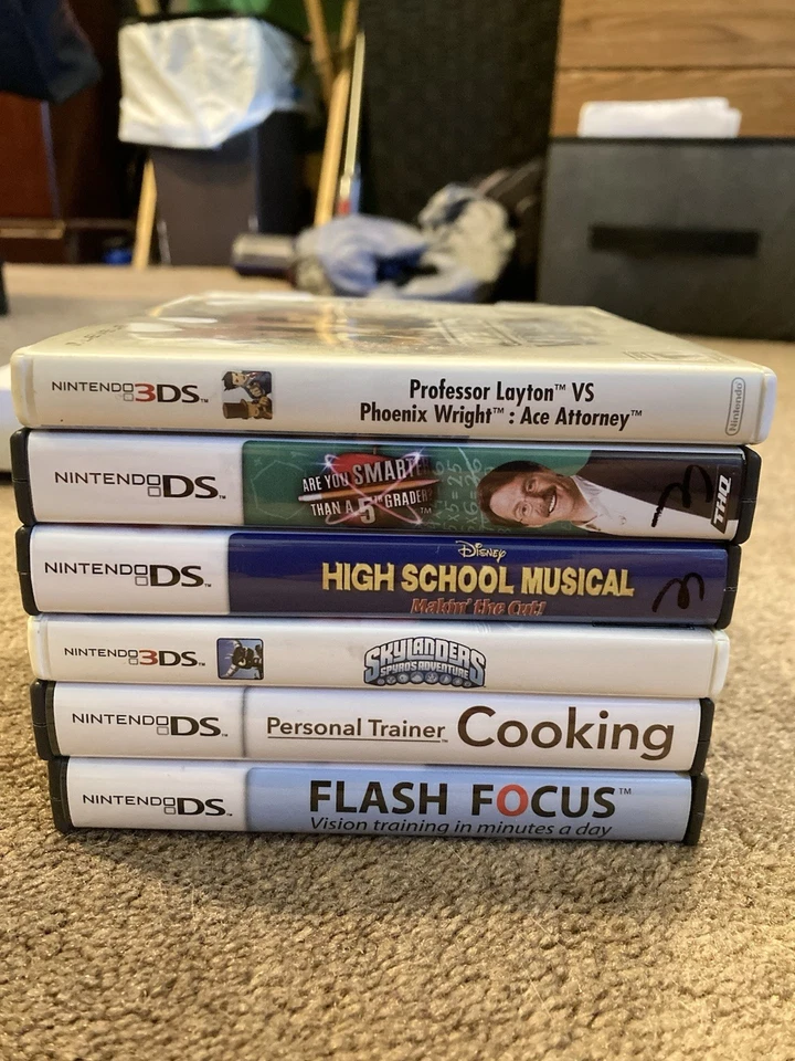 Nintendo 3DS And Nintendo Ds Game Bundle. Professor Layton Vs Phoenix Wright Ace - Image 1 of 4