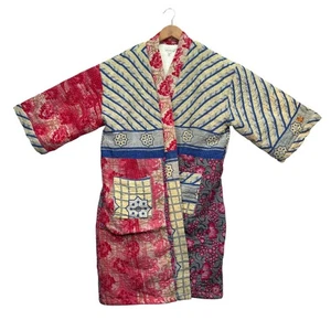 Earthbound Trading Co Chaqueta Acolchada Mujer India Japonesa Floral Algodón S/M - Imagen 1 de 10