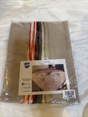 Vervaco Stamped Cross Stitch Kit Table Topper 32" x 32" Winter Bird & Hare - Image 1 of 3