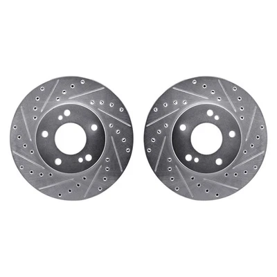 For Nissan 300ZX 89-96 R1 Concepts Drilled & Slotted Front Brake Rotor Set Foto 1 de 3