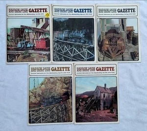 RARE! Lot Of (5) 1978 NARROW GAUGE and SHORT LINE GAZETTE Magazine VGUC - Picture 1 of 2