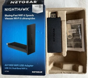 NETGEAR Nighthawk WiFi 6 USB 3.0 Adapter (A7500) AX1800 Dual-Band - Picture 1 of 1