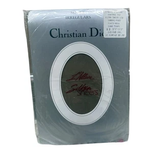 Vintage Christian Dior L'allure Ultra Silken Sheer Pantyhose Size 2 Sand Taupe - Picture 1 of 2