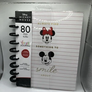 Disney Der glückliche Planer Mickey Minnie Mouse Positivity Journal 7,5 x 9,5 Zoll - Bild 1 von 8