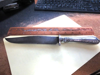 the el dorado england dickinson sheffield bowie knife antique . - Image 1 of 4