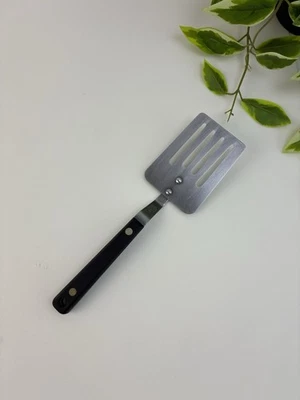 Vintage Ekco Flint Vanadium Slotted Short Spatula Stainless Flipper Turner USA - Image 1 of 4