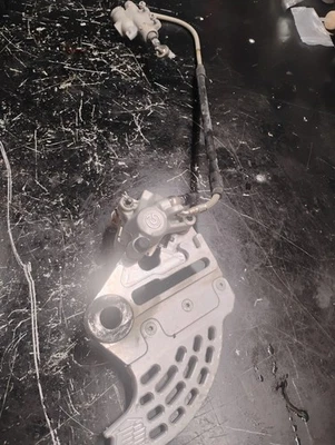 ktm 250 sxf rear brake with billit disk protector - Image 1 of 4