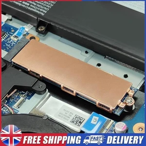 Copper Heat Sink with Thermal Silicone Pad Metal Heat Cooler Radiator for Laptop - Afbeelding 1 van 18