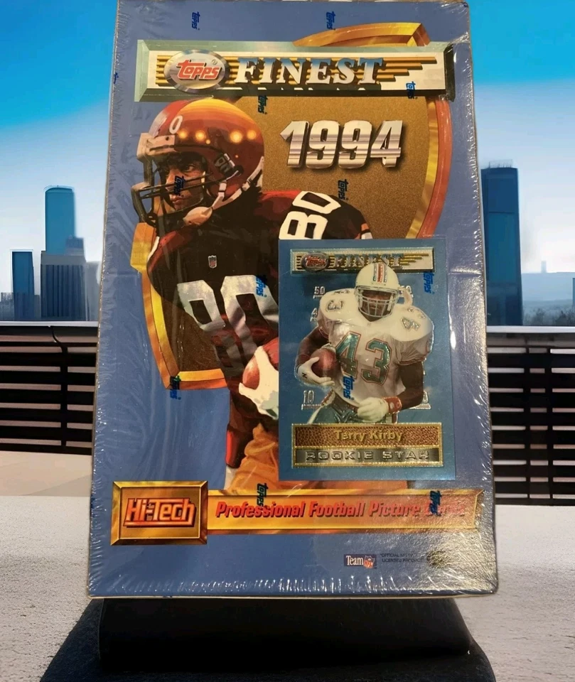 1994 Topps Finest Hi-Tech NFL Football Hobby Box Refractors  Possible BETTIS RC - Image 1 of 4