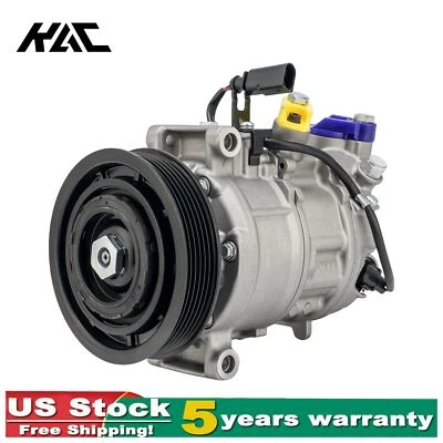 A/C Compressor w/ Clutch For 2013 2017 Audi Q7 3.0L 21-2023 Audi A4 Quattro - Image 1 of 4