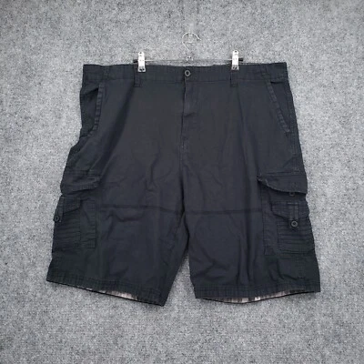 Pantalones Cortos de Carga Airwalk Para Hombres 42 Negros Ripstop Patinador Táctico Utilitario Frente Plano Foto 1 de 4