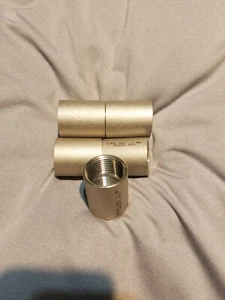 1" NPT Female Threaded Coupling 316 Stainless Steel Coupler 150 Fitting 5X Lot - Picture 1 of 1