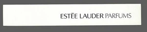 Carte Publicitaire - advertising card - parfums Estée Lauder - Imagen 1 de 1