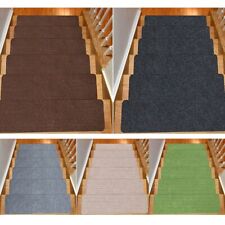 Non-slip Solid Wood Carpet Stair Treads Floor Stair Protectors Device Wash Mat