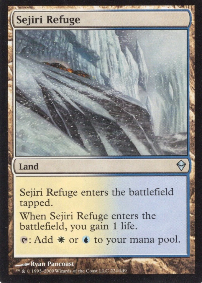 4X SEJIRI REFUGE 224/249 ZENDIKAR MTG MAGIC NM X4 (yourdeckbuilder) - Image 1 of 1