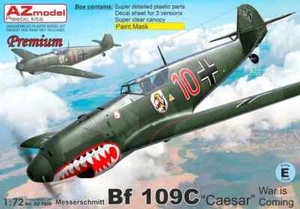 1/72 WW2 Fighter : Messerschmitt Bf-109C "Caesar"[Germany] #7889 : AZ MODELS - Picture 1 of 2