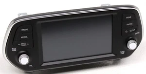 96160-S2000VCS OEM Hyundai Santa Fe Radio Info Display - Picture 1 of 5