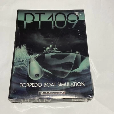 Sealed PT 109: Torpedo Boat Sim (3.5”, 1987) Spectrum Holobyte. Vintage Big Box - Image 1 of 4