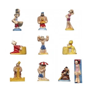 Popeye À La Plage _ Beans Complete Series _ Miniature Showcase Collection - Picture 1 of 1