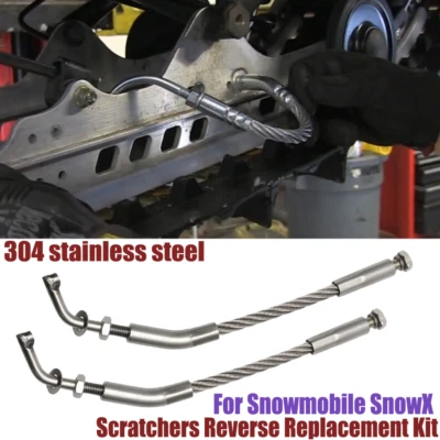 FOR SNOW ICE SCRATCHERS WITH CARBIDE TIPS SNOWMOBILE REVERSE COMPATIBLE SNOW - Imagem 1 de 4