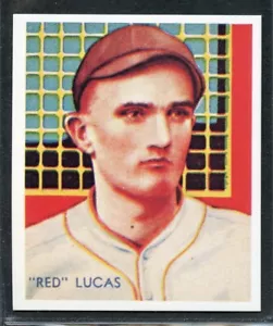 1934-36 Diamond Stars Reprints - #46 - Red Lucas - Cincinnati Reds - Picture 1 of 1