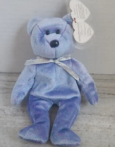 NUEVO CON ETIQUETAS TY Beanie Baby Retirado 1999 BBOC Exclusivo Clubby II Oso ERROR DE ETIQUETA SUPERIOR - Imagen 1 de 7