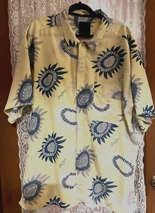Sean John P Diddy Sunflower Hawaii Party Hemd 2 XL XX Kreuzfahrt - Bild 1 von 5